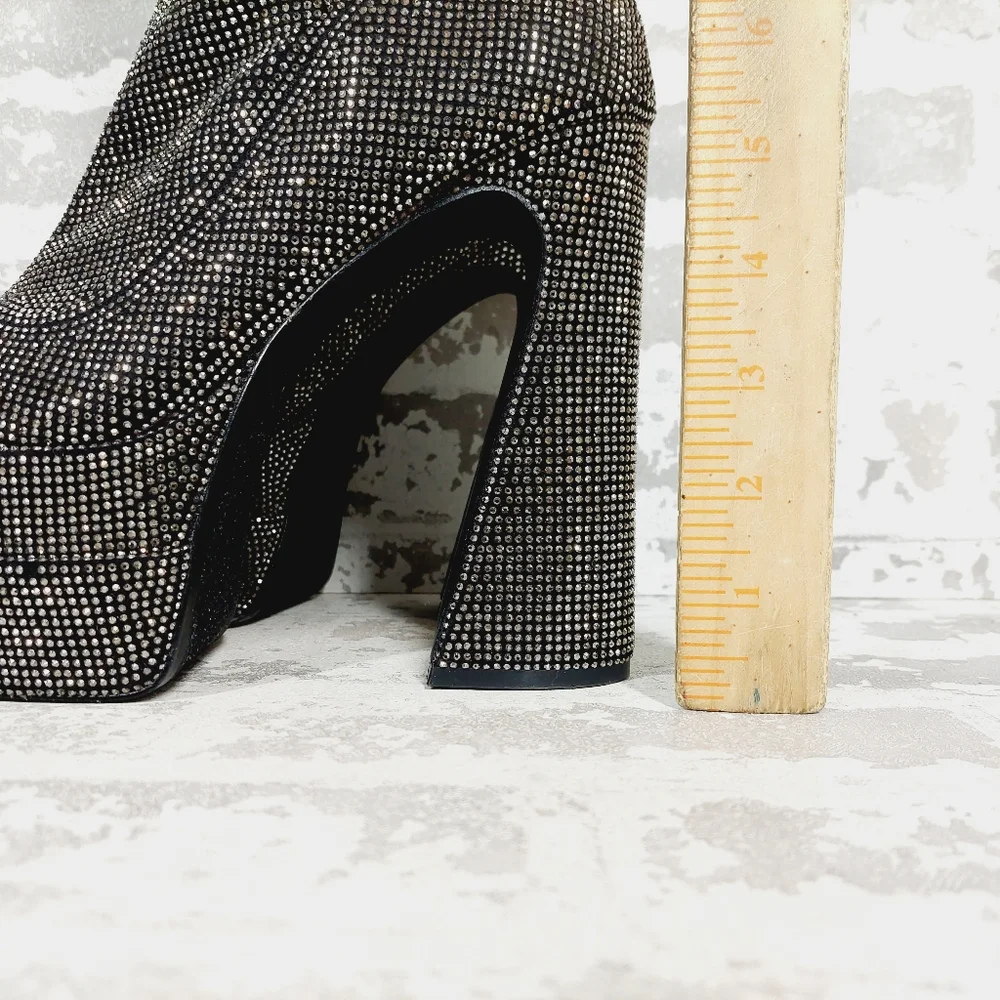 NEW Steve Madden Sultry Studded Platform Over the Knee Boots C1058 - Picture 2 of 16